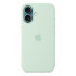 iPhone 16 Silicone Case with MagSafe - Aquamarine