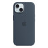 iPhone 15 Silicone Case with MagSafe - Storm Blue