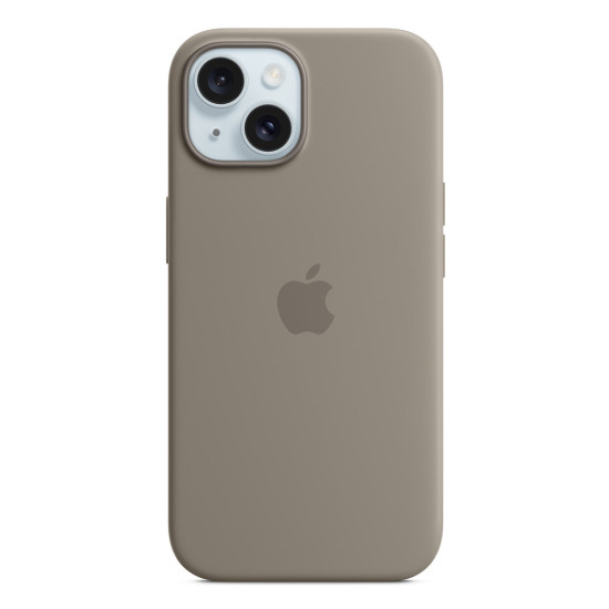 iPhone 15 Silicone Case with MagSafe - Clay