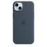 iPhone 15 Plus Silicone Case with MagSafe - Storm Blue
