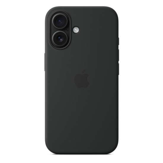 iPhone 16 Silicone Case with MagSafe - Black