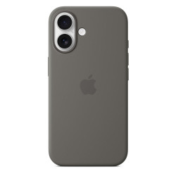 iPhone 16 Silicone Case with MagSafe - Stone Gray