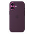 iPhone 16 Silicone Case with MagSafe - Plum