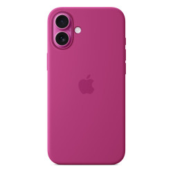 iPhone 16 Plus Silicone Case with MagSafe - Fuchsia