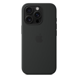 iPhone 16 Pro Silicone Case with MagSafe - Black