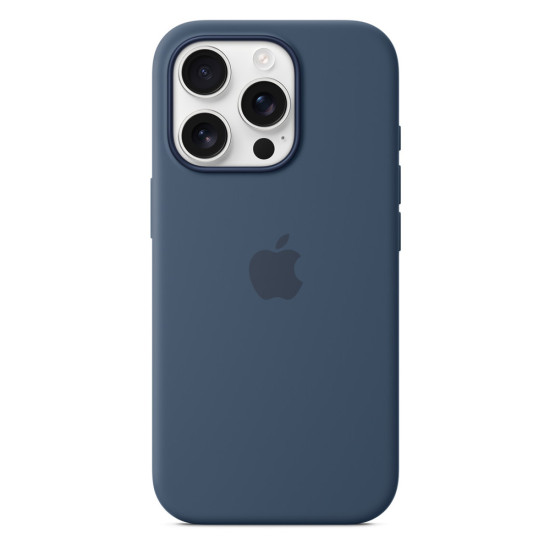 iPhone 16 Pro Silicone Case with MagSafe - Denim