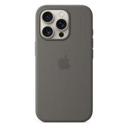 iPhone 16 Pro Silicone Case with MagSafe - Stone Gray