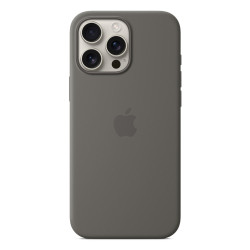 iPhone 16 Pro Max Silicone Case with MagSafe - Stone Gray